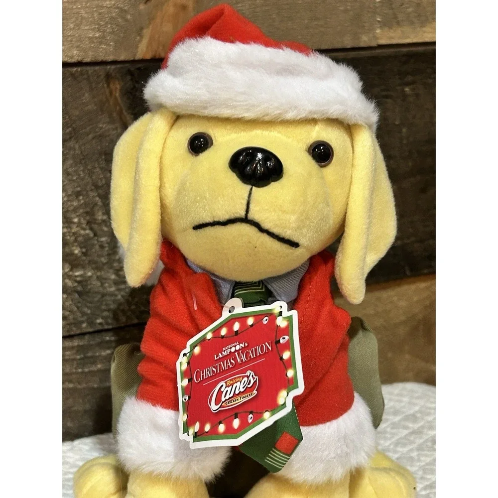 Raising Cane's Clark Griswold Limited Plush Puppy Dog Stuffed Christmas Vacation